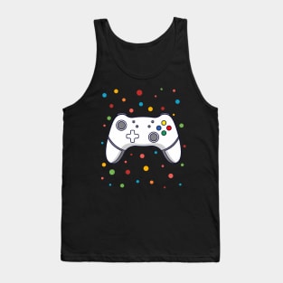 Dot Day  Polka Dots Dotted Gaming Kids Boys Youths Tank Top